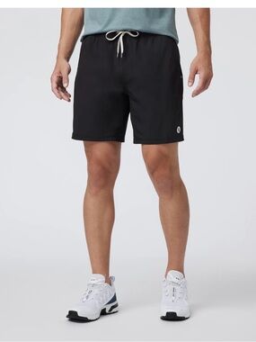 Men’s Vuori Kore Shorts Lined 7" - Black - Sz M